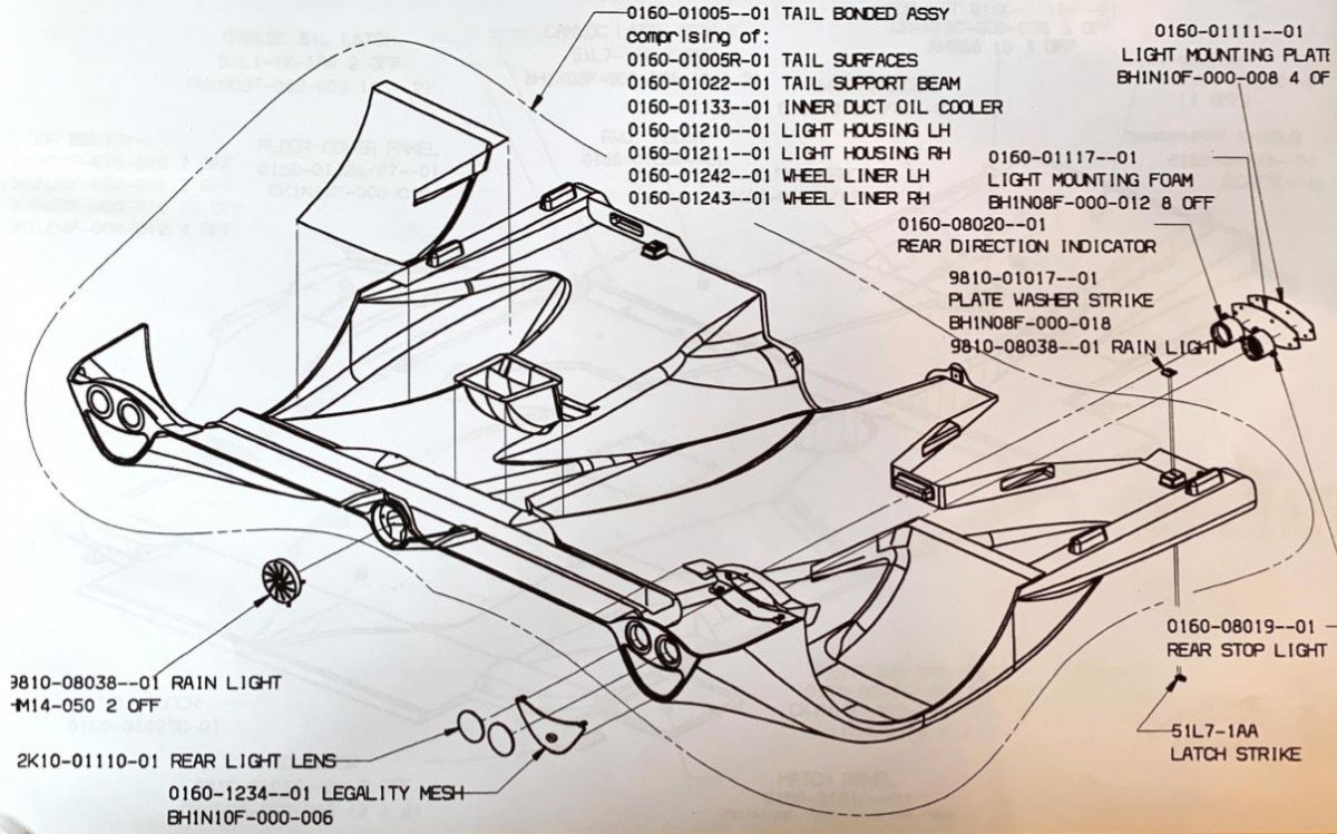 TAIL ASSEMBLY Diagram